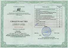 Образец документа по программе: младшая медицинская сестра по уходу за больными